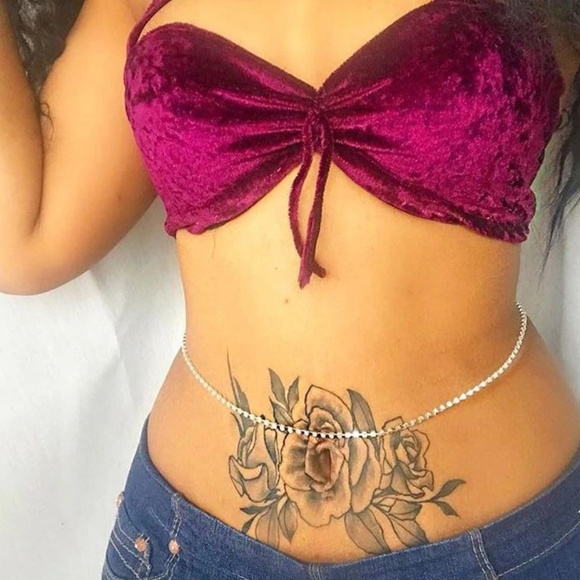 Jewelry - Silver Sequins Belly Chain